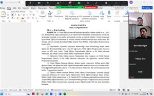 Ortak Eğitime Katılan Öğrencilerle Çevrimiçi Toplantı Yapıldı